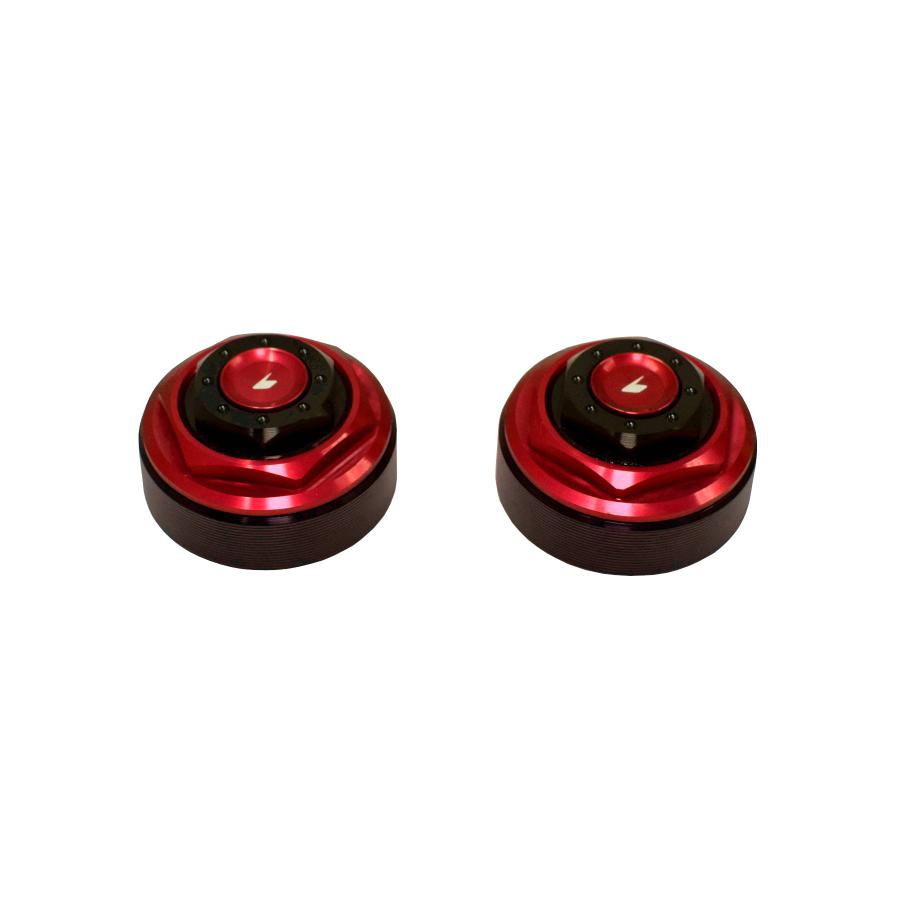 BIKERS(バイカーズ) フロントフォークキャップ アルミ レッド GROM グロム BK-H239-RED