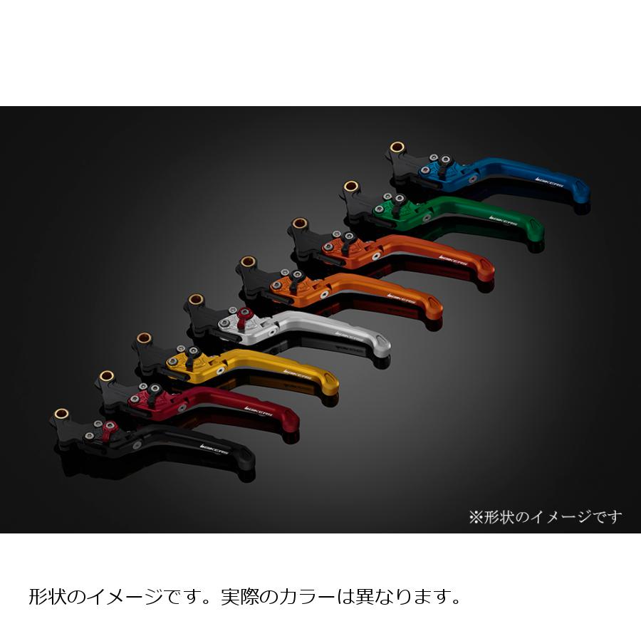 BIKERS (バイカーズ) 可倒式 アジャスタブル クラッチレバー チタン グロム GROM CB250R CB125R モンキー125 MONKEY125 H0276-TIN