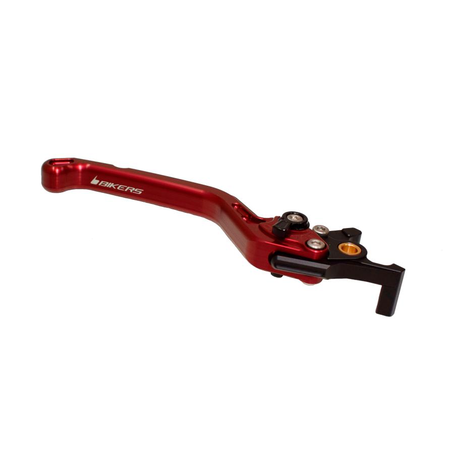 BIKERS (バイカーズ) プレミアム アジャスタブル ブレーキレバー レッド グロム GROM CB250R CB125R モンキー125 MONKEY125 H0277-RED