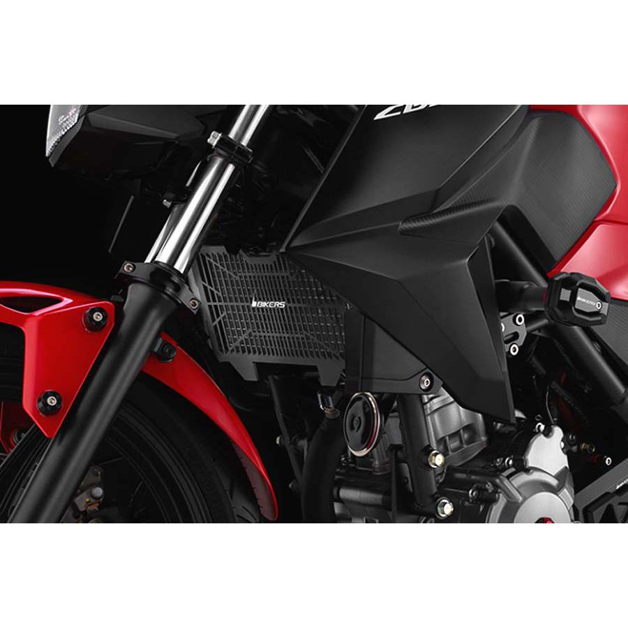 BIKERS (バイカーズ) ステンラジエターガード チタンコート ブラック CBR250R/CB250F H0370-BLK