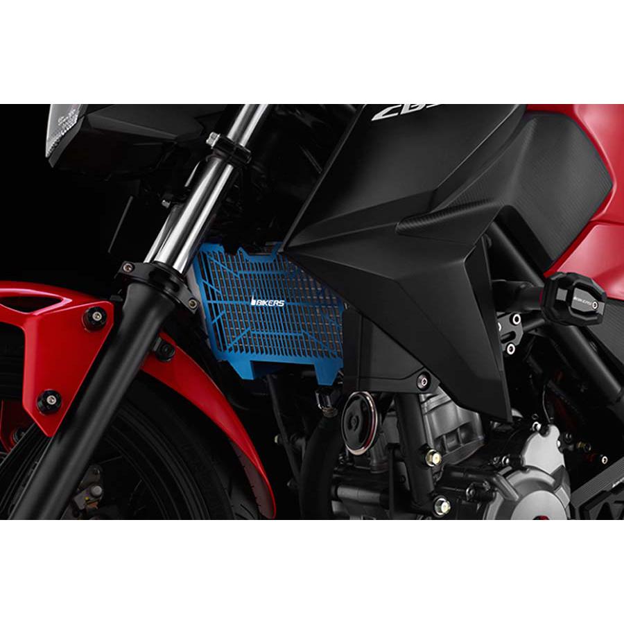 BIKERS (バイカーズ) ステンラジエターガード チタンコート ブルー CBR250R/CB250F H0370-BLU