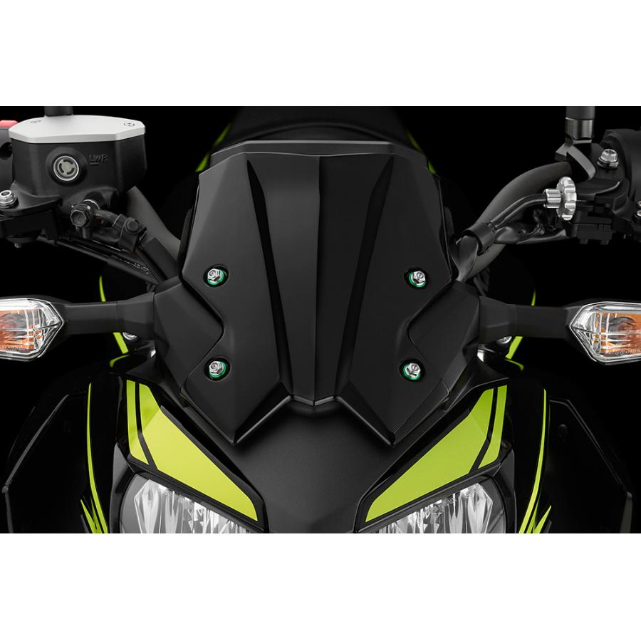 BIKERS (バイカーズ) スクリーン用ステンボルトセット グリーン ADV150 Z900 Z650 X-ADV C0409-GRN