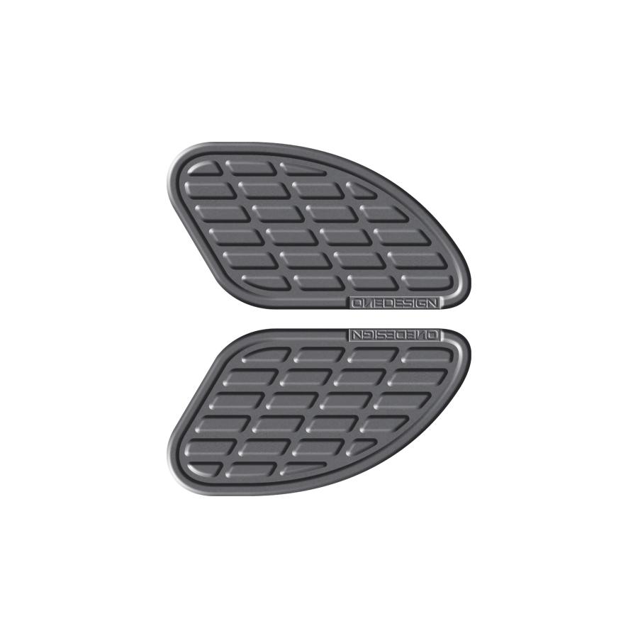 ワンデザイン ニーパッド ラウンド ソフト グレー 170x93mm 汎用 ユニバーサル BUMPS14P