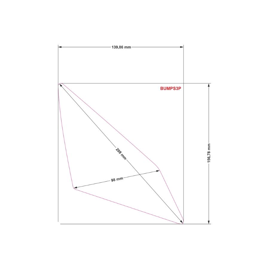 ONEDESIGN(���ǥ�����) �ˡ��ѥå� ���ݡ��� 2 �����ܥ�Ĵ 109.8x98mm ���� ��˥С����� BUMPS3P