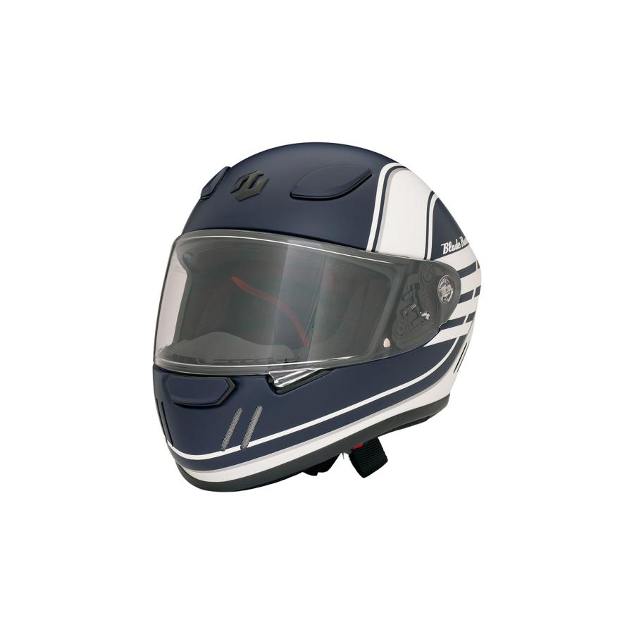 ZEALOT (ジーロット) ブレードランナー フルフェイスヘルメット グラフィック ユーロ マットブルー Mサイズ 57-58cm BRJ0019/M(2)