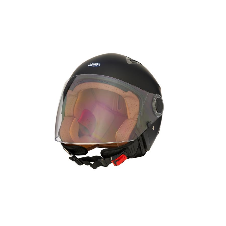 メーカー名：ゾルターメーカー品番：EW0018/LEasyWave3 SportsJet(イージーウェーブ3 スポーツジェット)オープンフェイスのジェットヘルメット形状をスポーツタイプにし、ベンチレーション機能とエアロ効果を持たせたスポーツジェットヘルメット。帽体は強化プラスチックを採用したABS製。内装はもちろん脱着式で、女性ライダーやキッズの小顔をしっかりホールドするチークパッド構造を持ちます。また、シンプルなデザインが幅広いジャンルのオートバイに似合います。販売備考：規格:SG 重量:約1,100g色[カラー]：マットブラックサイズ：Lサイズ(59〜60cm)材質[素材]：ABS幅：261高さ：254奥行(引き)：343