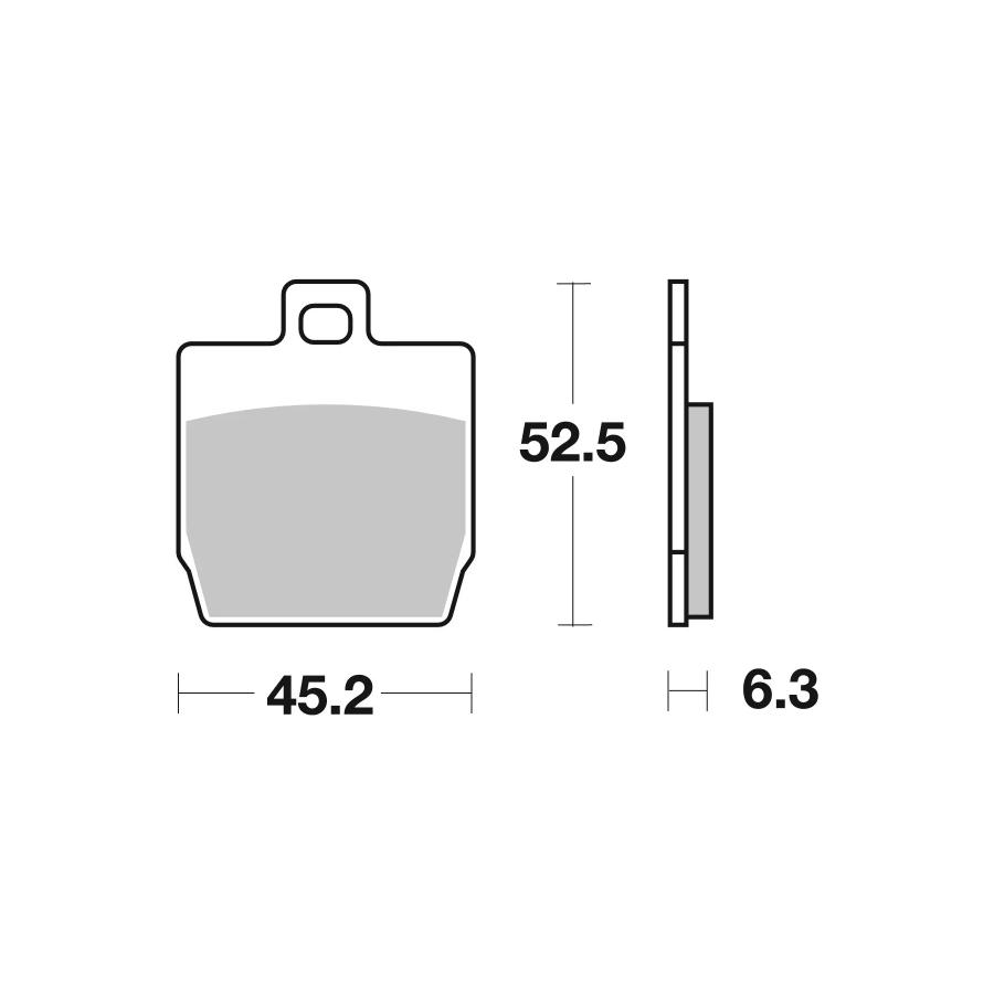 brembo (ブレンボ) セリエオロ セリエオロ ブレーキパッド XS (SERIEORO) 07066XS