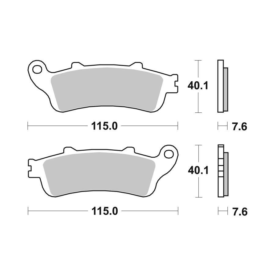 brembo (ブレンボ) セリエオロ セリエオロ ブレーキパッド CC (SERIEORO) 07HO44CC