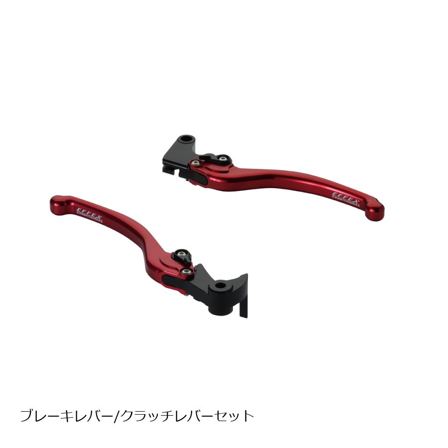 エフェックス スムースフィットレバー レッド YZF-R1/M 15-20 EAL033R