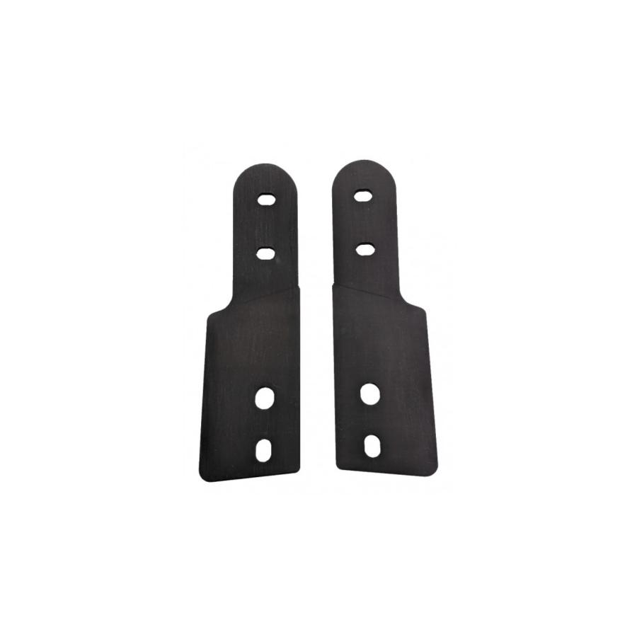 ジャスパフォーマンス ハードトップ固定ブラケット フロント側 アルミブラック NCEC 5308