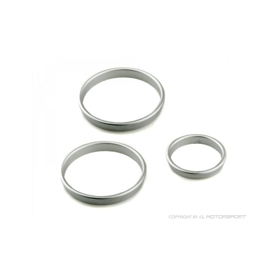 アイエルモータースポーツ エアコンダイヤルトリムカバー シルバー NB6C/NB8C NB0-0132E