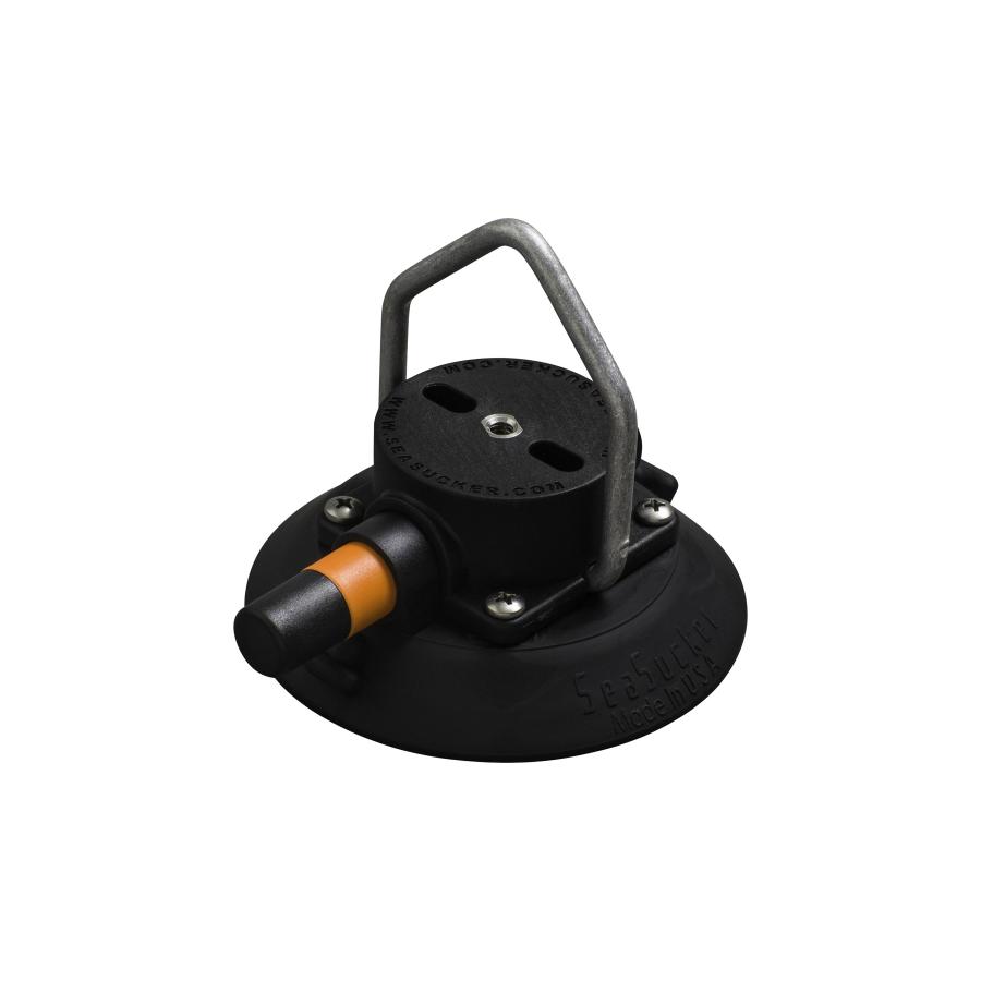 シーサッカー 4.5インチ シーサッカー真空マウント 単体 とがり先Dリング ブラック 17010