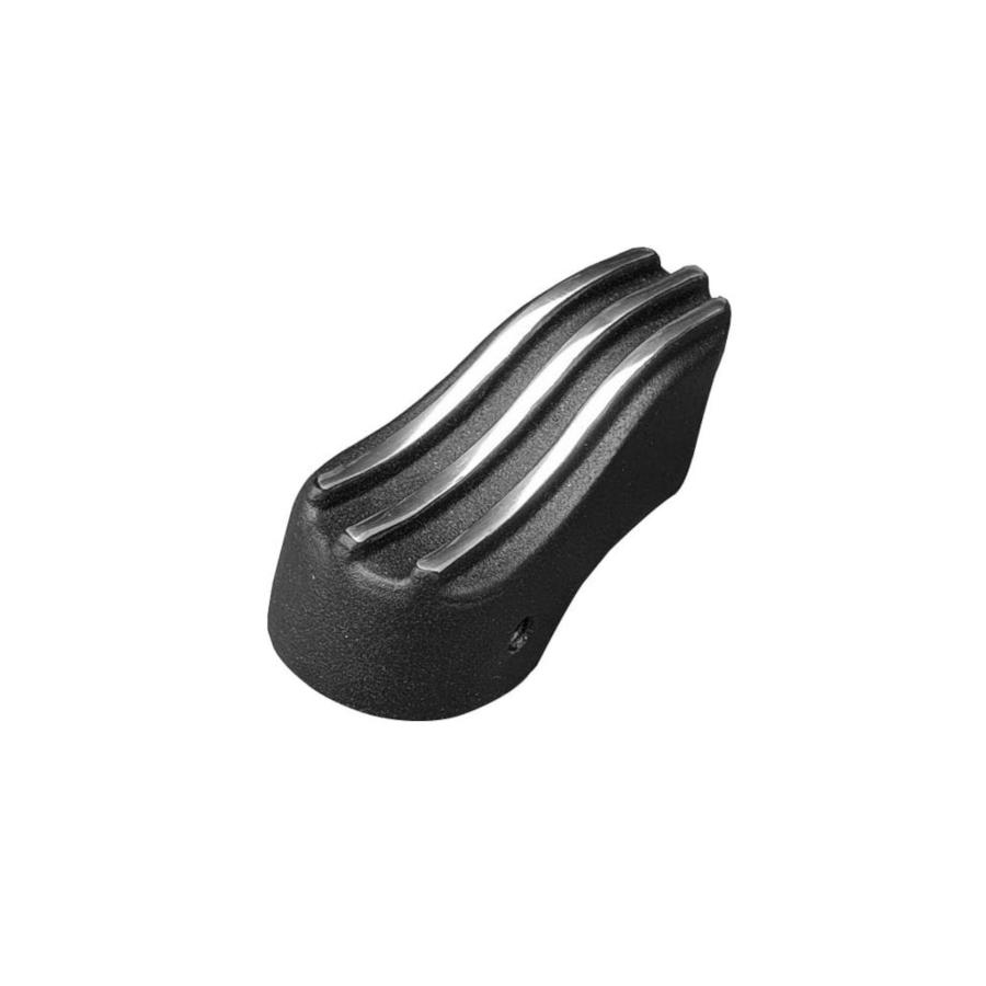 Motone(モートーン) クラッチリフターカバー TALON リブ アルミ ブラック/ポリッシュ 空冷 T100 スクランブラー Scrambler スラクストン Thruxton MMU083