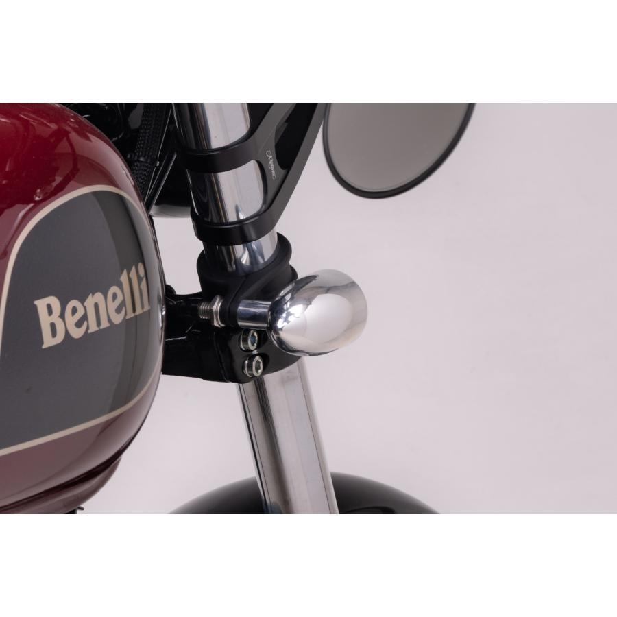 Motone(モートーン) ウインカー アルミビレット 2個 ポリッシュ M10 汎用 XNM002W 3