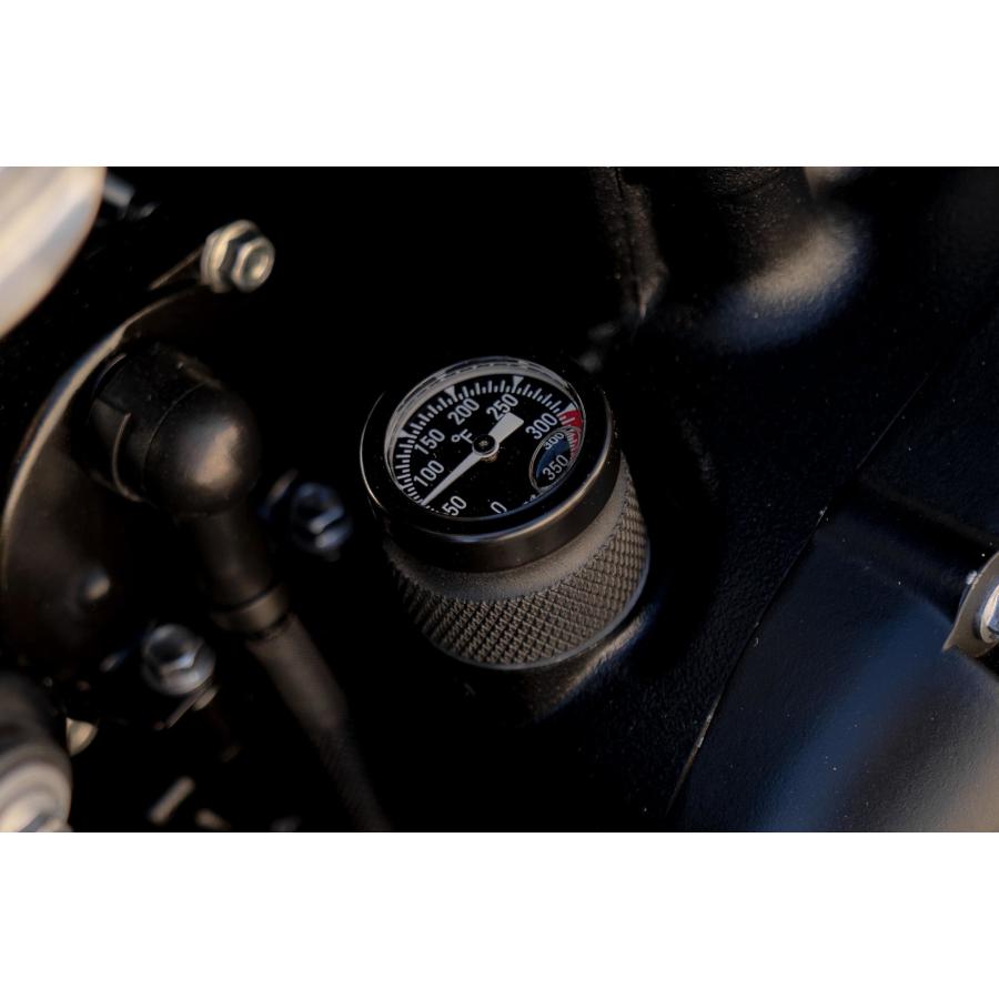 Motone(モートーン) 油温計 オイルフィラーキャップ ＆deg;F T100/T120 SpeedTwin900 スクランブラー Scrambler900 MMU621-F