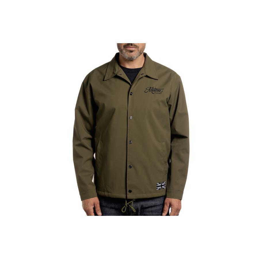 モートーン コーチジャケット オリーブグリーン L DPG001-L