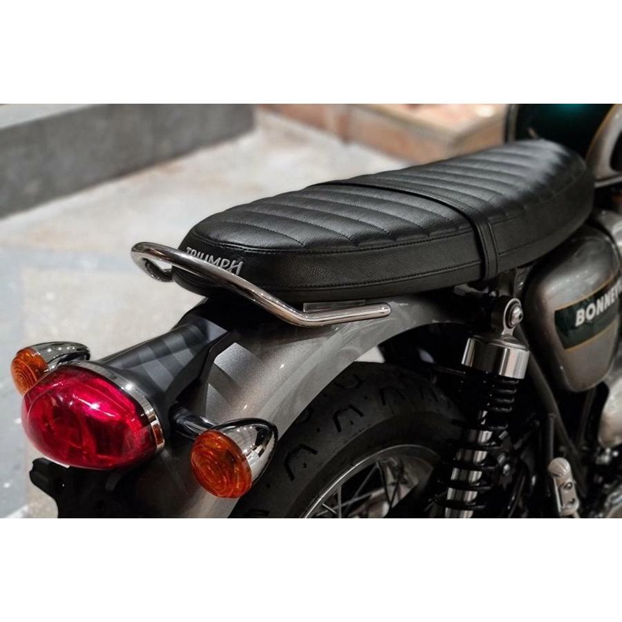 Motone(モートーン) グラブバー LOVE HANDLE ステンレス ポリッシュ T100/T120 SpeedTwin900 スクランブラー Scrambler900 MCB022 2