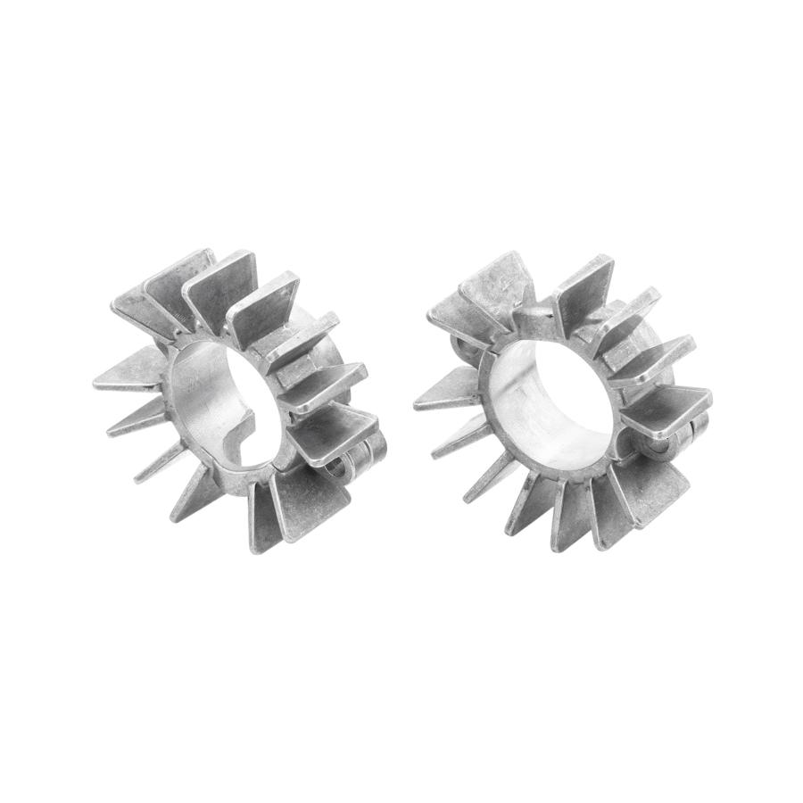 Motone(モートーン) エキゾーストクランプ フィン ブラスト T100/T120 SpeedTwin900 スクランブラー Scrambler900 MMU507