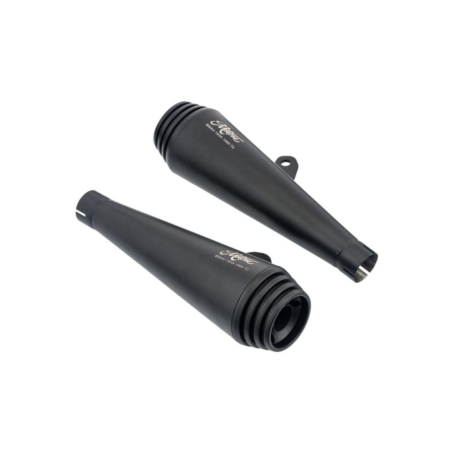 Motone(モートーン) スリップオンマフラー SATURN V ブラック Street Twin/Speed Twin 900 MTE157