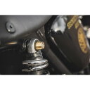 Motone(モートーン) リアショック ドレスアップボルト ブラス 2個 スラクストン Thruxton/R/RS Speed Twin OTS008-2 2