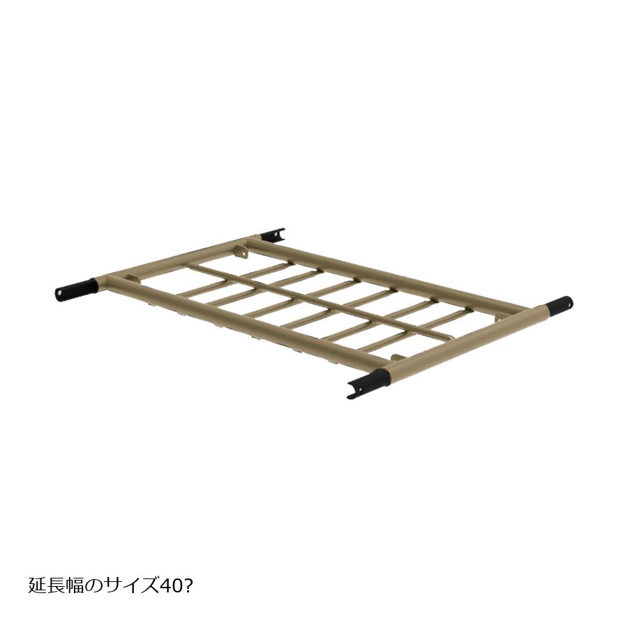 スリーディーユーエース マルチパーパス カー ルーフバスケット エクステンション Mサイズ コヨーテブ..