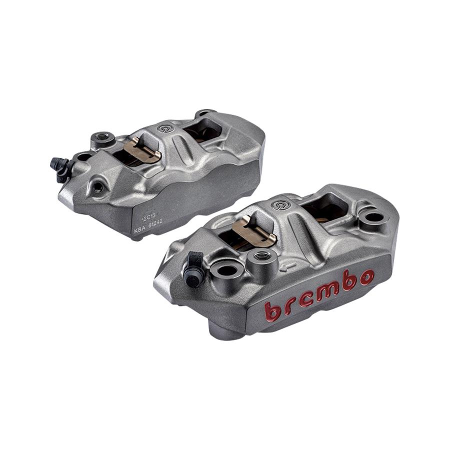 brembo(ブレンボ) 4ピストンキャリパー モノブロックキャリパーセット 左右セット ブロンズ ラジアルキャスティング 鋳造タイプ 220.A397.10