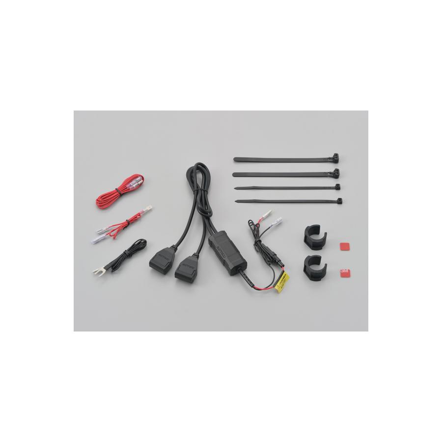 Daytona (デイトナ) バイク専用USB2ポートACC 4.8A 99503