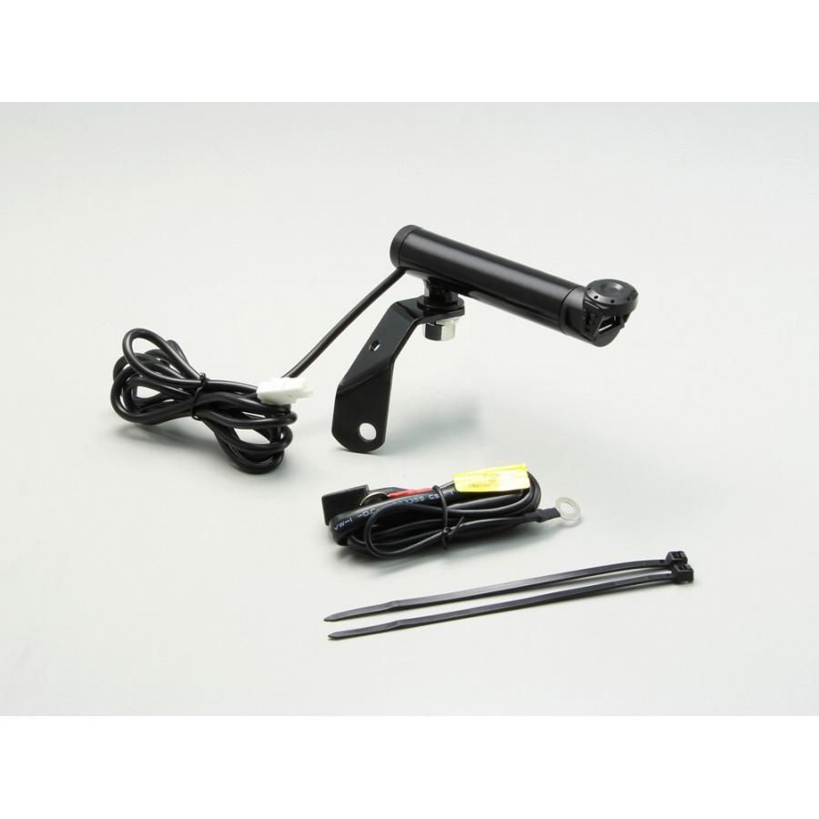 HURRICANE (ハリケーン) クランプバー USB電源付 CBR400R CBR250RR SV650X HU1026B