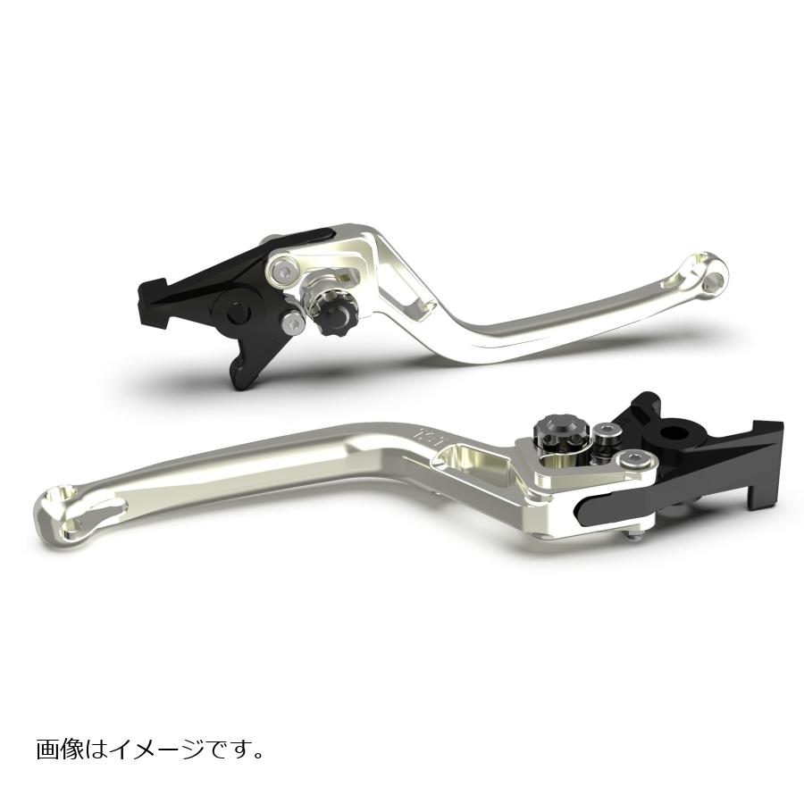 LSL (エルエスエル) BOWレバー シルバー/ブラック T100/BOBBER T120 TRIDENT 660 200B-L54SISW