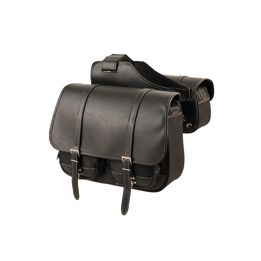 デグナー ナイロンダブルサドルバッグ 右出マフラー対応 NB-43B