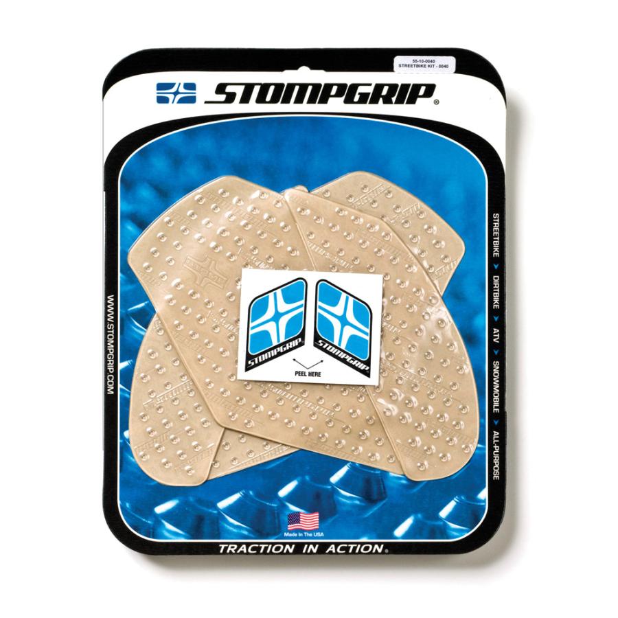 STOMPGRIP (ストンプグリップ) トラクションパッドタンクキット クリア VOLCANO ZX10R 55-10-0040C