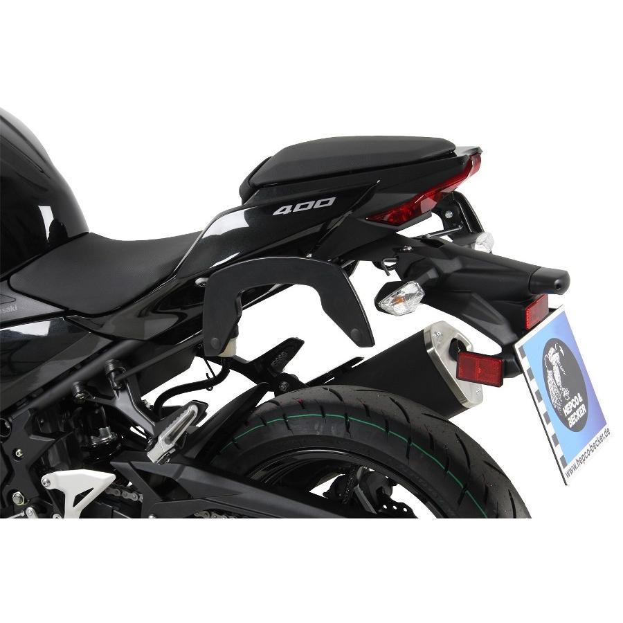 ヘプコ&ベッカー C-Bowサイドキャリア ブラック Ninja250/400 Z250/400 6302532 00 01