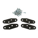 ヘプコ&ベッカー 上下オフセットステー 30mm C-Bowサイドキャリア用 ブラック 720630 01 01