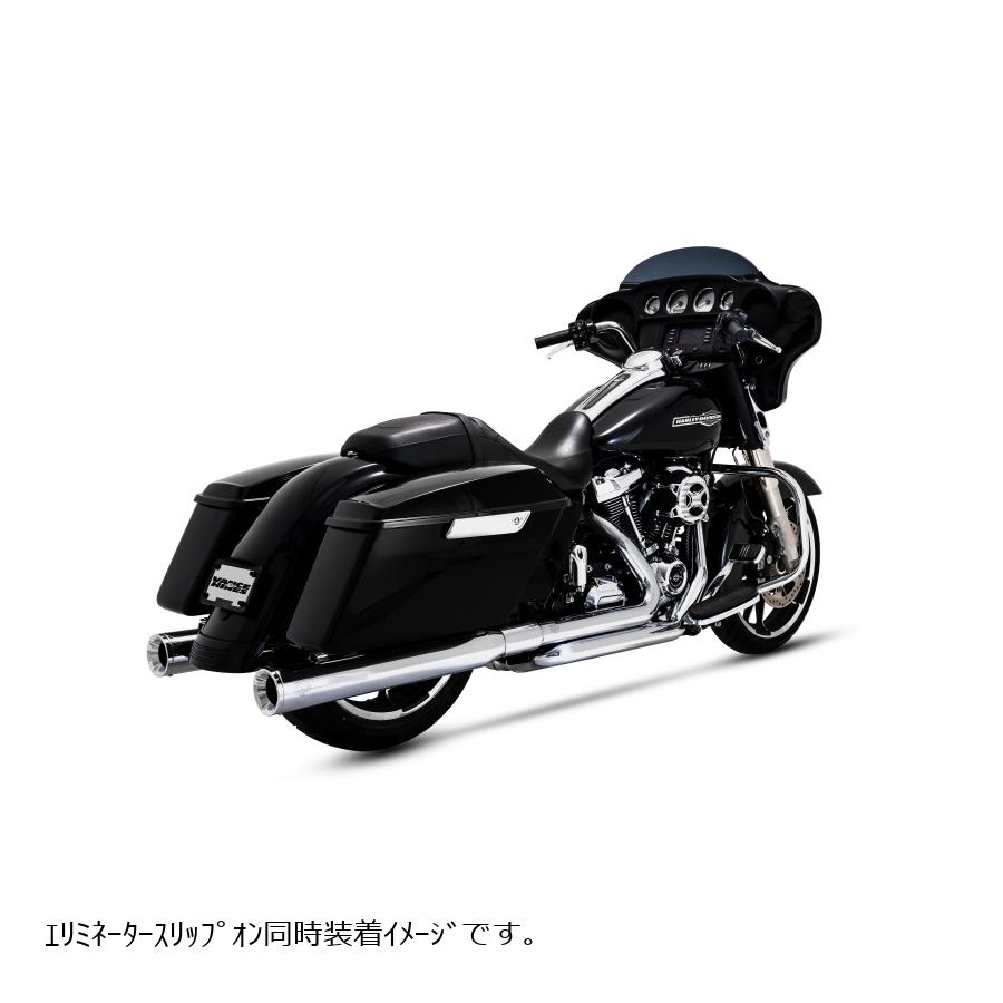 VANCE & HINES（バンス＆ハインズ） Dresser Duals PCX ドレッサーデュアル ヘッドパイプ クローム マフラー TOURING(M8) 17351