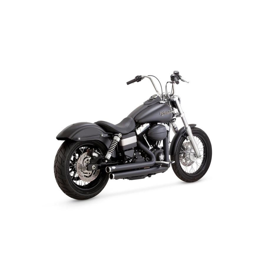 VANCE & HINES（バンス＆ハインズ） BigShots Staggered PCX ビッグショットスタッガード ブラック マフラー DYNA 1800-2605
