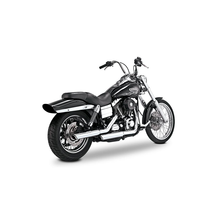 VANCE & HINES（バンス＆ハインズ） TwinSlash PCX ツインスラッシュ 3インチ スリップオンマフラー クローム マフラー ダイナ 91-16 1801-1526