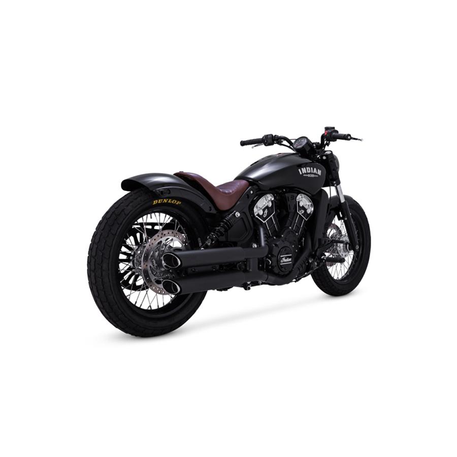 VANCE & HINES（バンス＆ハインズ） TwinSlash PCX 3in Slip-on ツインスラッシュ 3インチ スリップオンマフラー ブラック マフラー INDIAN SCOUT/BOBBER 1801-1533