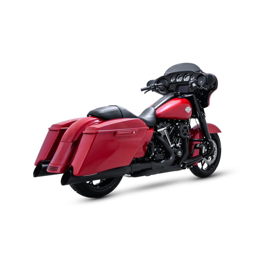 VANCE & HINES（バンス＆ハインズ） PowerDuals PCX パワーデュアルズ ヘッドパイプ ブラック マフラー TOURING(M8) 1802-0407