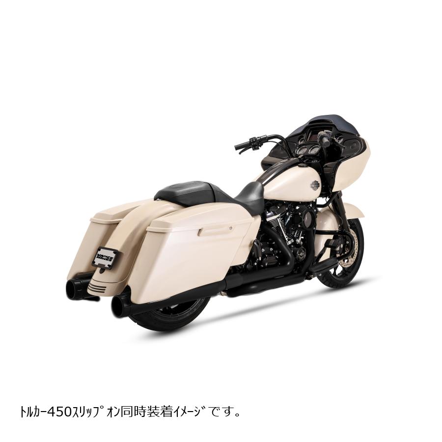 VANCE & HINES（バンス＆ハインズ） Dresser Duals PCX ドレッサーデュアル ヘッドパイプ ブラック マフラー TOURING(M8) 47351