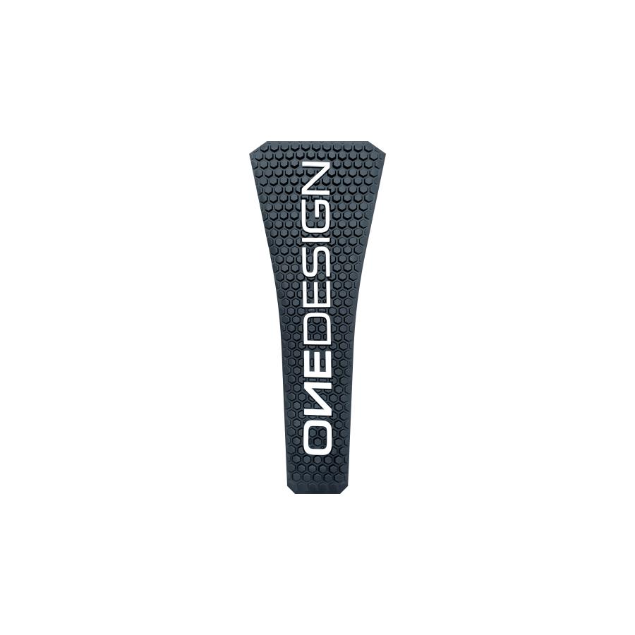 通用型 - ワンデザイン タンクパッド HDR ブラック センターロゴ 270x105mm 汎用 ユニバーサル HDR11