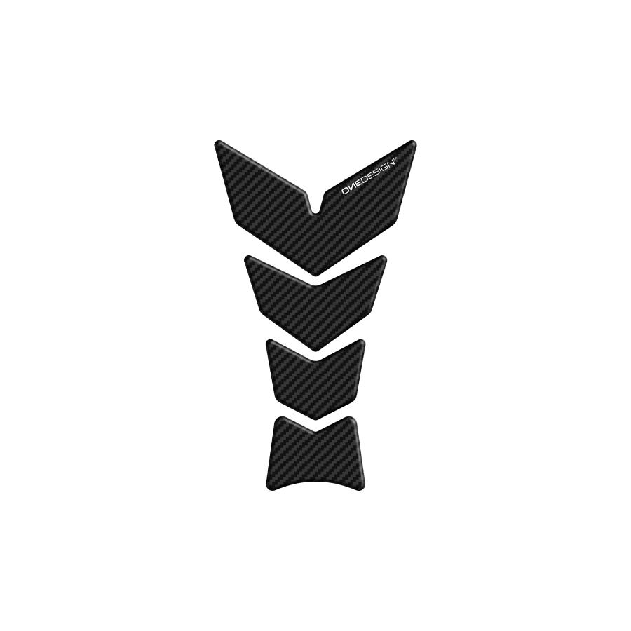 ワンデザイン タンクパッド ソフト ブラック カーボン調 213x123mm CGAN127P