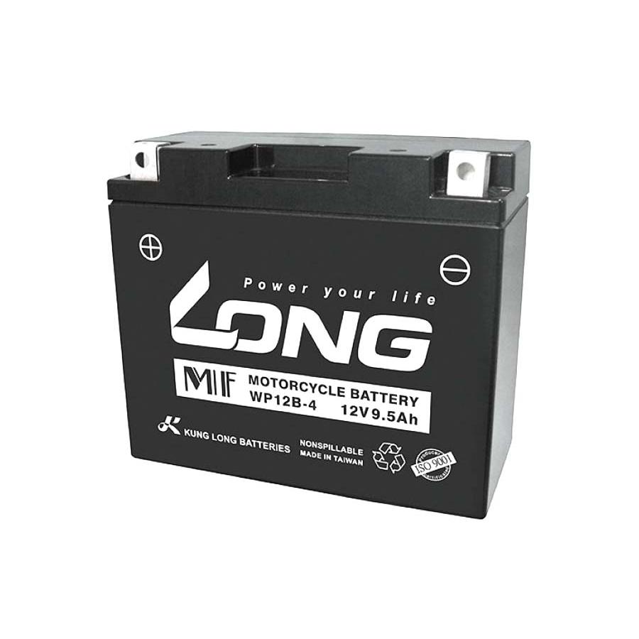 ロングバッテリー バッテリー 12V/9.5Ah 液注入済 互換 YT12B-BS/GT12B-4/FT12B-4 WP12B-4