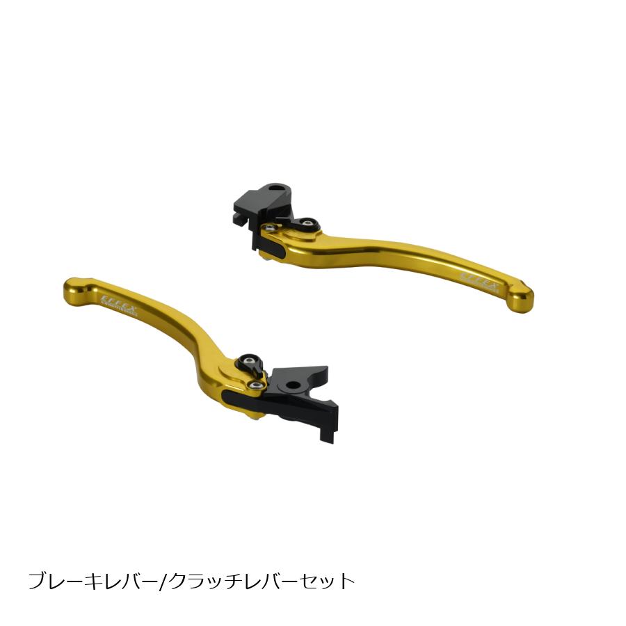 エフェックス スムースフィットレバー ゴールド Z650RS 22-23/Ninja ZX-25R 21-22 EAL017G