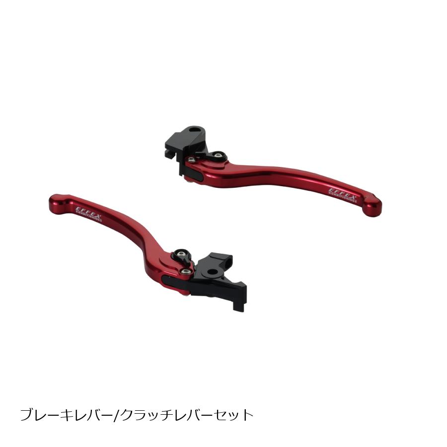 EFFEX (エフェックス) スムースフィットレバー レッド Ninja650R/ER-6F/ER-6N EAL026R