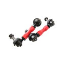 アイエルモータースポーツ スタビライザーリンク 全長調整式 左右セット レッド NB6C/NB8C/NCEC NB0-0985