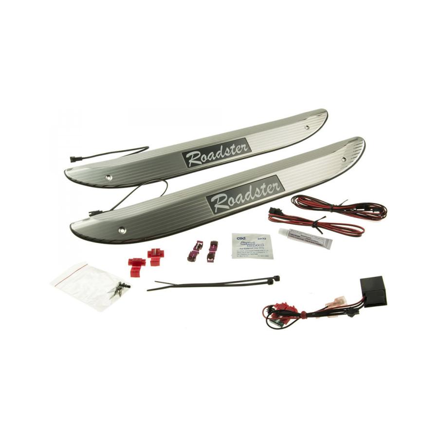 ILモータースポーツ (アイエルモータースポーツ) スカッフプレート ヴィンテージスタイル ロゴ/イルミ付 ND5RC/NDERC/ND5RE/NDERE ND0-301210L