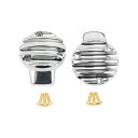 Motone(モートーン) スロットルボディカバー リブ ポリッシュ T120 (16-25) スラクストン Thruxton1200/R/RS (16-24) Bobber (17-25) MMU015
