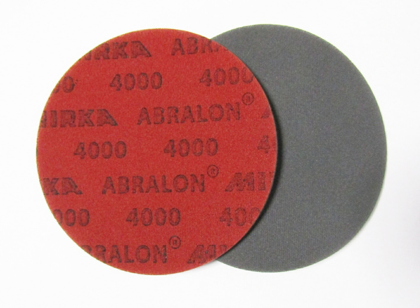 【MIRKA】 アブラロンパット ファクトリーフィニッシュ 6枚セット　150mm　（360 500 1000 2000 3000 4000）　ボウリング ボールのメンテナンス　キズ取　表面加工 塗装面の下地作りにも アブラロンパッド