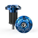 バイク用 グリップエンド 2個セット アルミバーエンド Φ17-19mm に対応