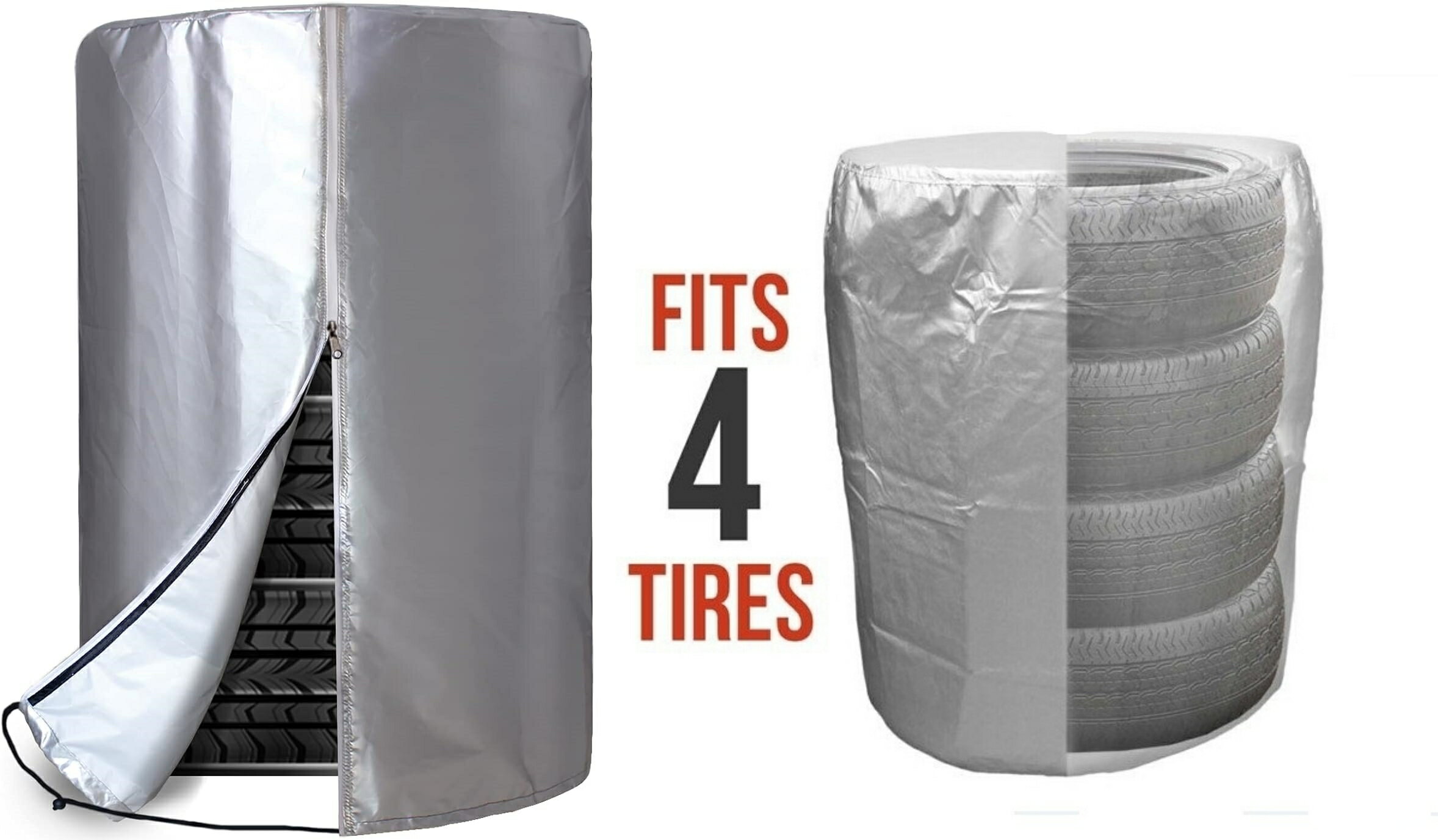 超厚手420D　タイヤカバー S M L 3サイズ　軽自動車 普通車 SUV車など大型車対応　4本収納 ジッパー付..